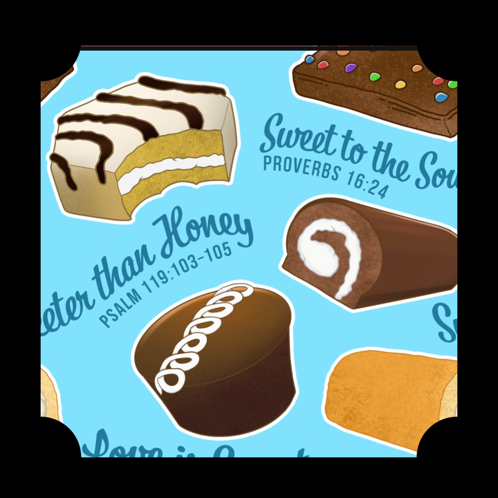 Sweet Treats-Blue adult lounge pants